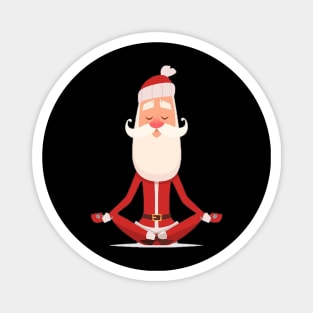 Santa yoga Magnet